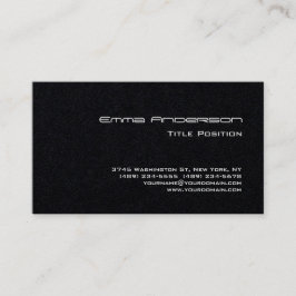 Stijlvol Elegant Zwart Modern Indrukwekkende Trend Visitekaartje