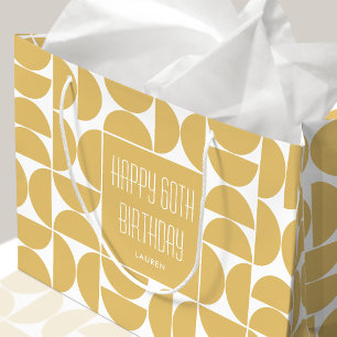 Stijlvol Elke leeftijd Verjaardag Cirkels Naam Gee Groot Cadeauzakje