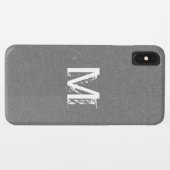 Stijlvol en Chic Grijs Case-Mate iPhone Case (Achterkant (horizontaal))