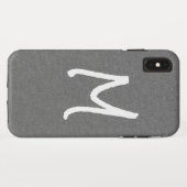 Stijlvol en Chic Grijs Case-Mate iPhone Case (Achterkant (horizontaal))