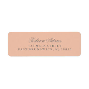 Stijlvol en Elegant Blush Roze Etiket