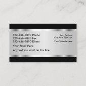 Stijlvol en elegant vastgoed visitekaartje (Achterkant)