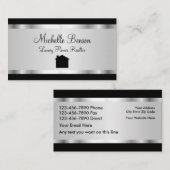 Stijlvol en elegant vastgoed visitekaartje (Voorkant / Achterkant)