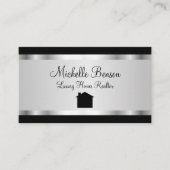 Stijlvol en elegant vastgoed visitekaartje (Voorkant)