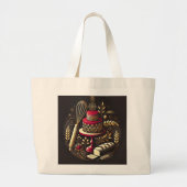 Stijlvol en functioneel cadeau voor liefhebbers va grote tote bag (Voorkant)