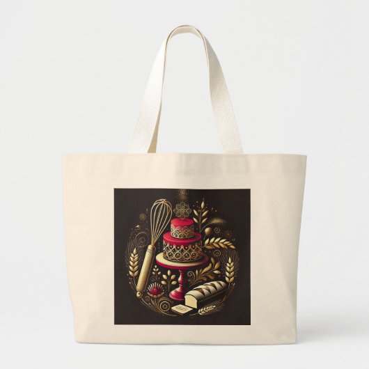 Stijlvol en functioneel cadeau voor liefhebbers va grote tote bag (Voorkant)
