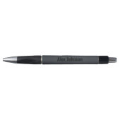 Stijlvol en geavanceerd Onyx zwart monogram Pen (Voorkant)