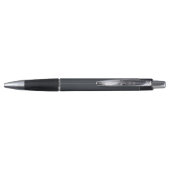 Stijlvol en geavanceerd Onyx zwart monogram Pen (Achterkant)