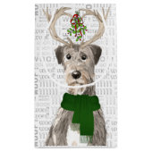 Stijlvol en grappig Iers Wolfhound Lover Kerstmis Klein Cadeauzakje (Achterkant)