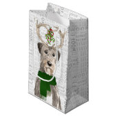 Stijlvol en grappig Iers Wolfhound Lover Kerstmis Klein Cadeauzakje (Voorkant Gekanteld)