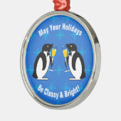 Stijlvol en helder metalen ornament (Links)