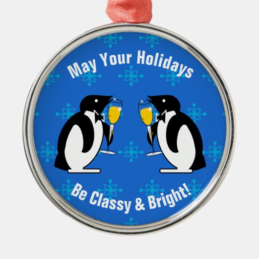 Stijlvol en helder metalen ornament (Voorkant)