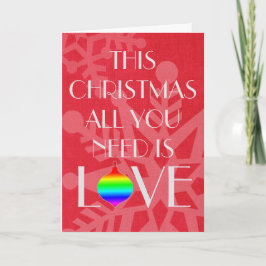 Stijlvol en Inspirerend Snowflake Red Kerstmis Feestdagen Kaart