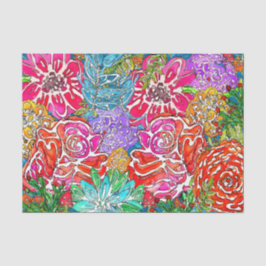 Stijlvol en kleurrijk papier voor flessenbloemen