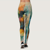 "Stijlvol en levendig: Ontdek onze All-Over Leggings (Achterkant)