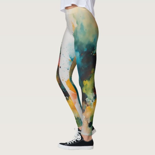 "Stijlvol en levendig: Ontdek onze All-Over Leggings (Links)