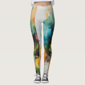 "Stijlvol en levendig: Ontdek onze All-Over Leggings (Voorkant)