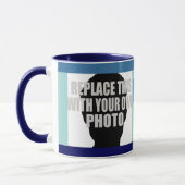 Stijlvol en modern 2 foto's (upload & wees creatie mok (Links)