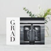 Stijlvol en modern Afstudeerder | Feestfoto Kaart (Staand voorkant)