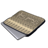 Stijlvol en modern laptop sleeve (Voorkant onderkant)
