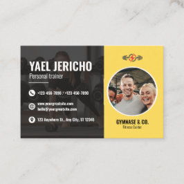 Stijlvol en modern Personal Trainer Visitekaartje