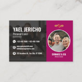 Stijlvol en modern Personal Trainer Visitekaartje (Voorkant)