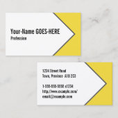 Stijlvol en modern uitvoerend Visitekaartje (Voorkant / Achterkant)