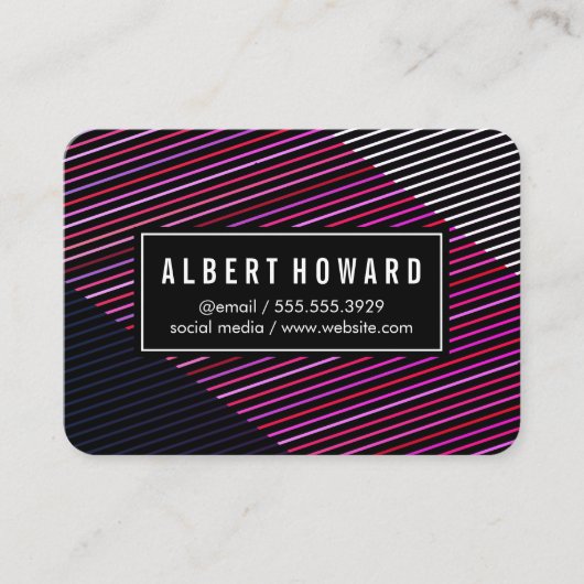 Stijlvol en modern visitekaartje (Voorkant)