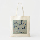 Stijlvol en statisch bridesmaid tote bag (Voorkant)