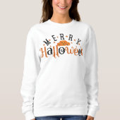 Stijlvol en trendy Merry Halloween Trui (Voorkant)