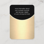 Stijlvol en trendy visitekaartje (Achterkant)