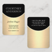 Stijlvol en trendy visitekaartje (Voorkant / Achterkant)