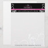 Stijlvol en veelzeggend bordeel custom briefhoofd (Voorkant / Achterkant)