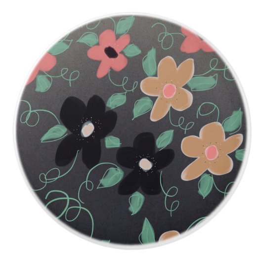 Stijlvol en vet keramische knop (Voorkant)