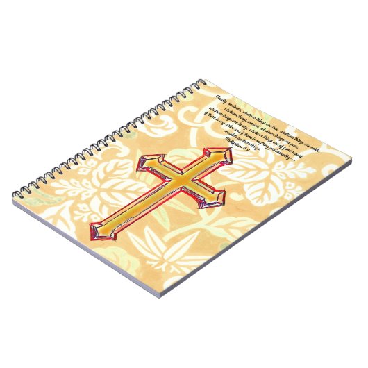  stijlvol Faith Cross Bible Journal Notitieboek (Linkerzijde)