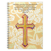  stijlvol Faith Cross Bible Journal Notitieboek (Voorkant)