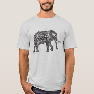 Stijlvol Fantasy Elephant Doodle T-shirt