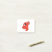 Stijlvol feliene met oormerk post-it® notes (Op bureau)
