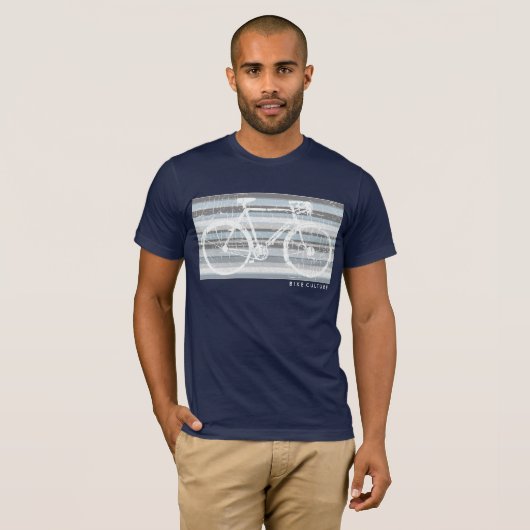 stijlvol fietsidee voor fietsenliefhebbers t-shirt (Voorkant volledig)