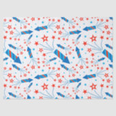 Stijlvol Fireworks Freedom Pattern bevestigen Tissuepapier (Voorkant)