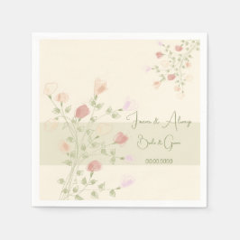 Stijlvol Floral design Servet