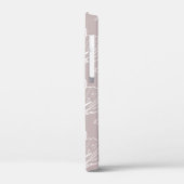 Stijlvol Floral Pattern Monogram Case-Mate iPhone Case (Achterkant / Links)