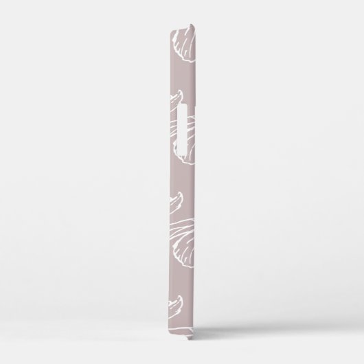 Stijlvol Floral Pattern Monogram Case-Mate iPhone Case (Achterkant / Rechts)