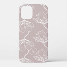 Stijlvol Floral Pattern Monogram
