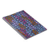 Stijlvol floreel naadloos patroon.  imitatie notitieboek (Rechterzijde)