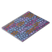 Stijlvol floreel naadloos patroon.  imitatie notitieboek (Linkerzijde)