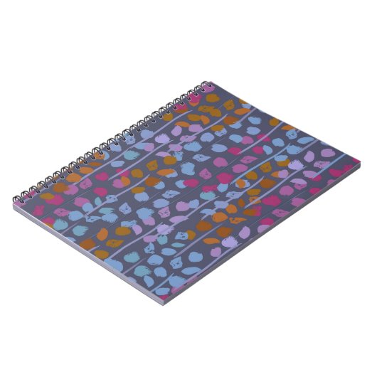 Stijlvol floreel naadloos patroon.  imitatie notitieboek (Linkerzijde)