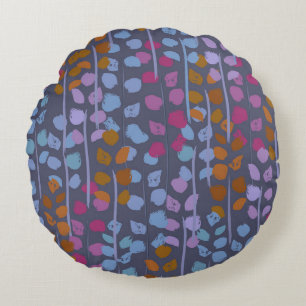 Stijlvol floreel naadloos patroon.  imitatie rond kussen