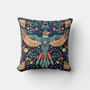 Stijlvol folkloristisch ontwerp 🌸 kussen