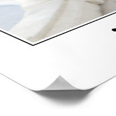 Stijlvol foto-Afstuderen Welkomstteken Poster (Hoek)